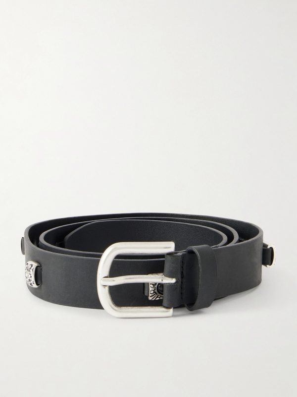 Duniro 3cm Embellished Leather Belt Duniro 3cm Embellished Leather Belt