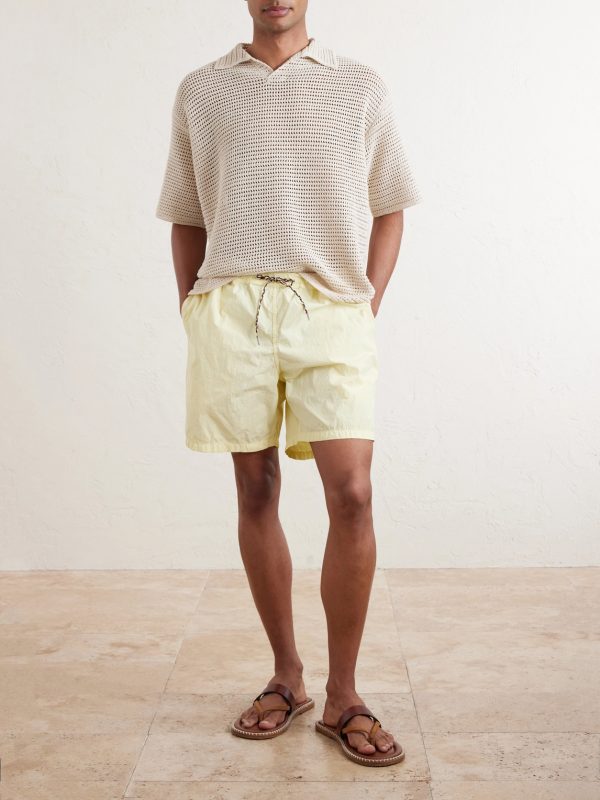 Volta Straight-Leg Shell Drawstring Shorts - OU Volta Straight-Leg Shell Drawstring Shorts - OU