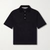 Open-Knit Organic Cotton and Linen-Blend Polo Shirt Open-Knit Organic Cotton and Linen-Blend Polo Shirt