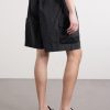 Quito Straight-Leg Shell Drawstring Shorts - BK Quito Straight-Leg Shell Drawstring Shorts - BK