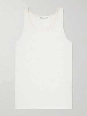 Tomaso Ribbed Stretch-Cotton Jersey Tank Top