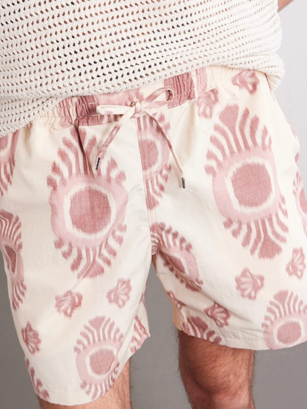 Volta Straight-Leg Cotton-Blend Jacquard Drawstring Shorts - CU Volta Straight-Leg Cotton-Blend Jacquard Drawstring Shorts - CU