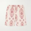 Volta Straight-Leg Cotton-Blend Jacquard Drawstring Shorts Volta Straight-Leg Cotton-Blend Jacquard Drawstring Shorts