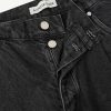 Straight-Leg Pleated Organic Jeans - CU Straight-Leg Pleated Organic Jeans - CU