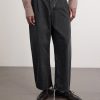 Straight-Leg Pleated Organic Jeans - FR Straight-Leg Pleated Organic Jeans - FR