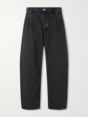 Straight-Leg Pleated Organic Jeans Straight-Leg Pleated Organic Jeans