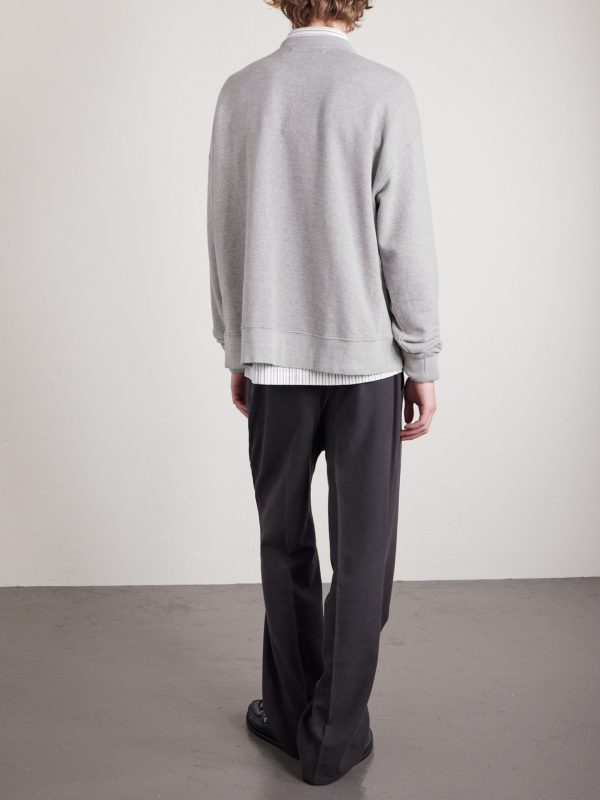 Cotton and Cashmere-Blend Sweater - BK