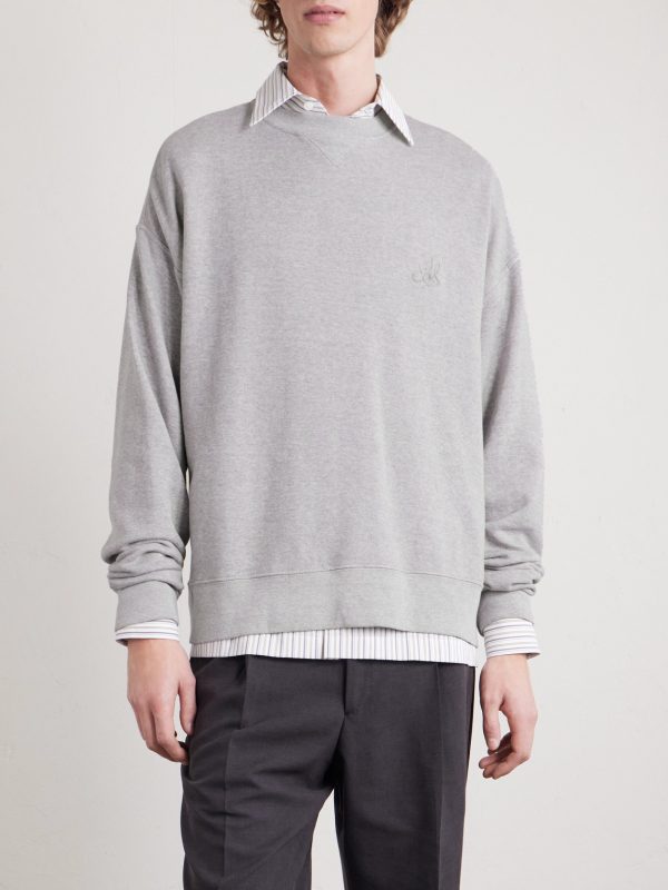 Cotton and Cashmere-Blend Sweater - FR