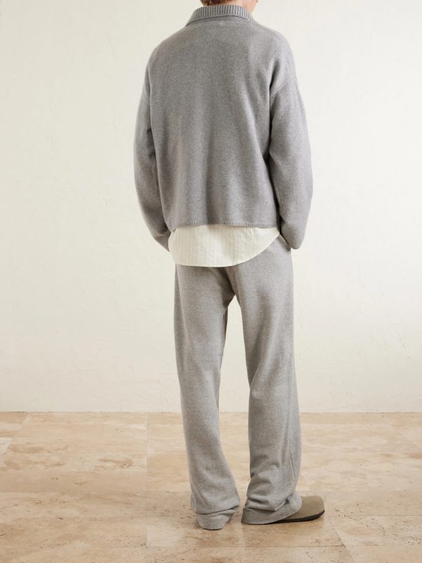 Dume Rugby Cashmere Polo Sweater - BK Dume Rugby Cashmere Polo Sweater - BK