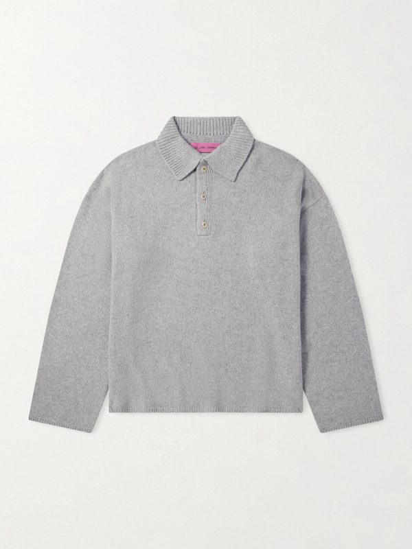 Dume Rugby Cashmere Polo Sweater Dume Rugby Cashmere Polo Sweater