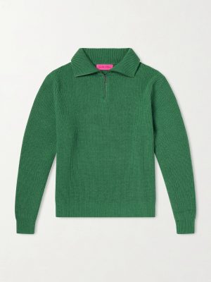 Clemente Ribbed Cashmere Half-Zip Sweater Clemente Ribbed Cashmere Half-Zip Sweater