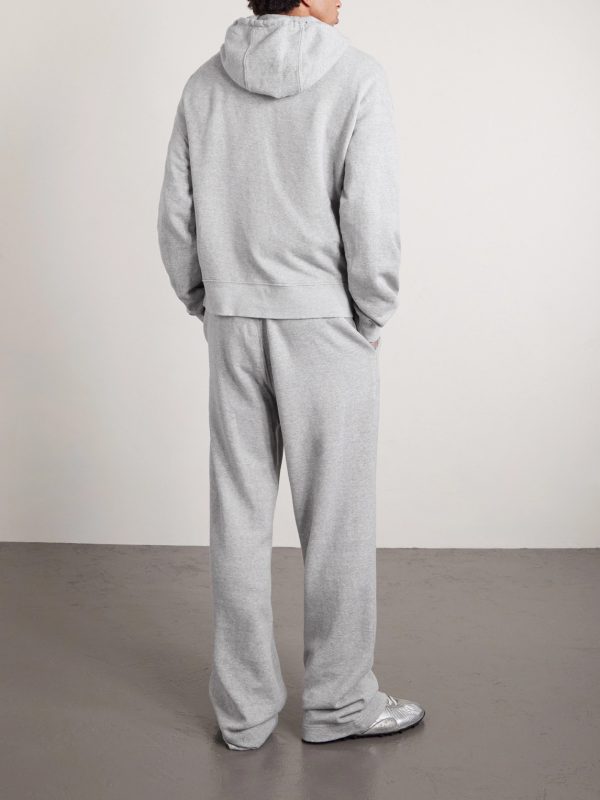 Daily Logo-Embroidered Cotton and Cashmere-Blend Hoodie - BK Daily Logo-Embroidered Cotton and Cashmere-Blend Hoodie - BK
