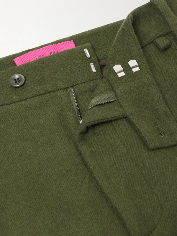 Tapered Wool, Silk and Cashmere-Blend Trousers - E1 Tapered Wool, Silk and Cashmere-Blend Trousers - E1