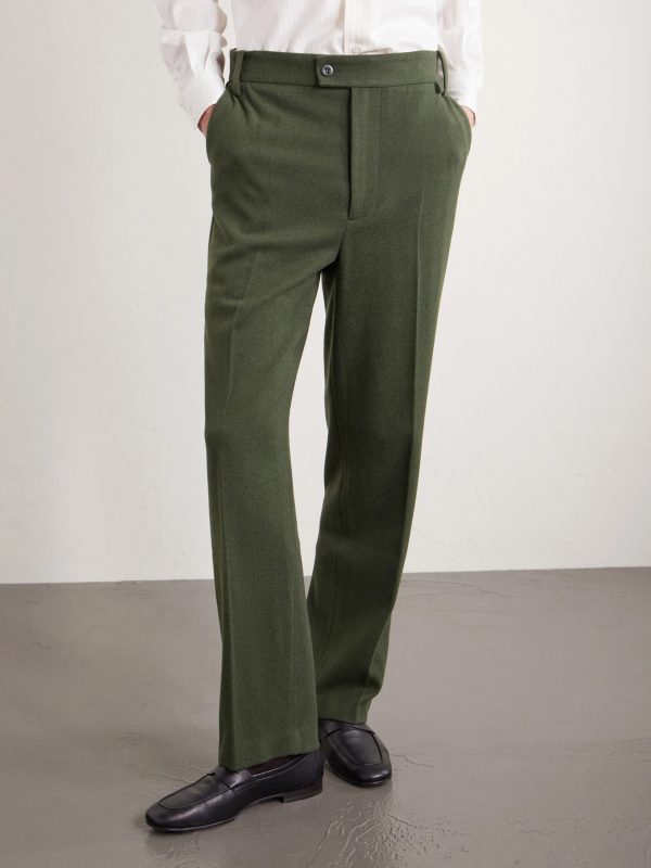 Tapered Wool, Silk and Cashmere-Blend Trousers - FR Tapered Wool, Silk and Cashmere-Blend Trousers - FR