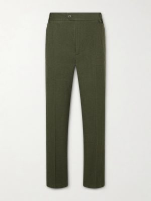 Tapered Wool, Silk and Cashmere-Blend Trousers Tapered Wool, Silk and Cashmere-Blend Trousers