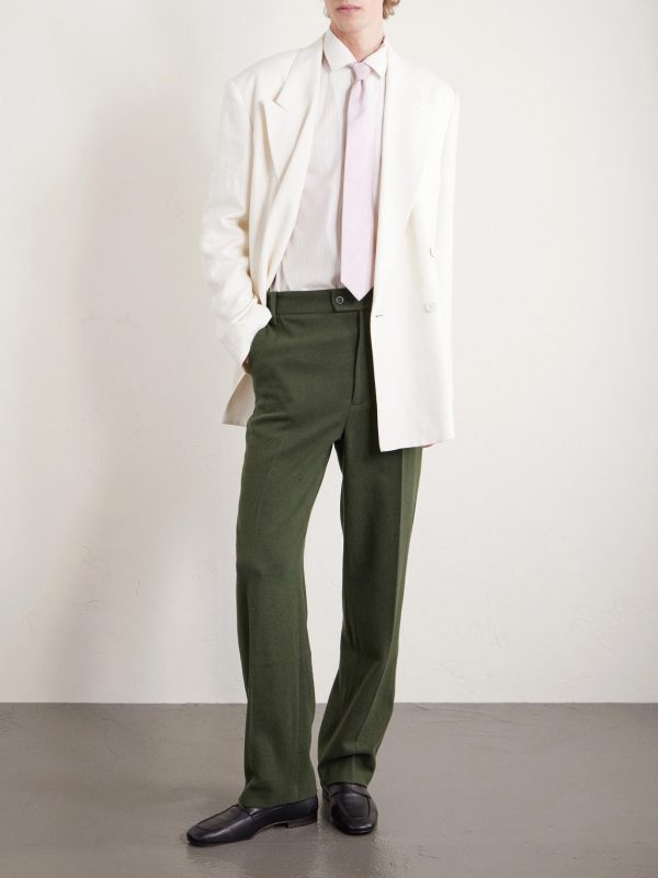 Tapered Wool, Silk and Cashmere-Blend Trousers - OU Tapered Wool, Silk and Cashmere-Blend Trousers - OU