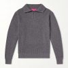 Clemente Ribbed Cashmere Half-Zip Sweater Clemente Ribbed Cashmere Half-Zip Sweater