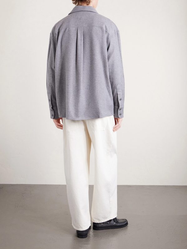 Wool, Silk and Cashmere-Blend Overshirt - BK