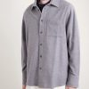 Wool, Silk and Cashmere-Blend Overshirt - FR