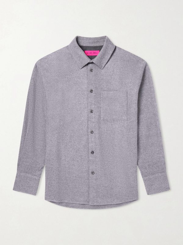 Wool, Silk and Cashmere-Blend Overshirt