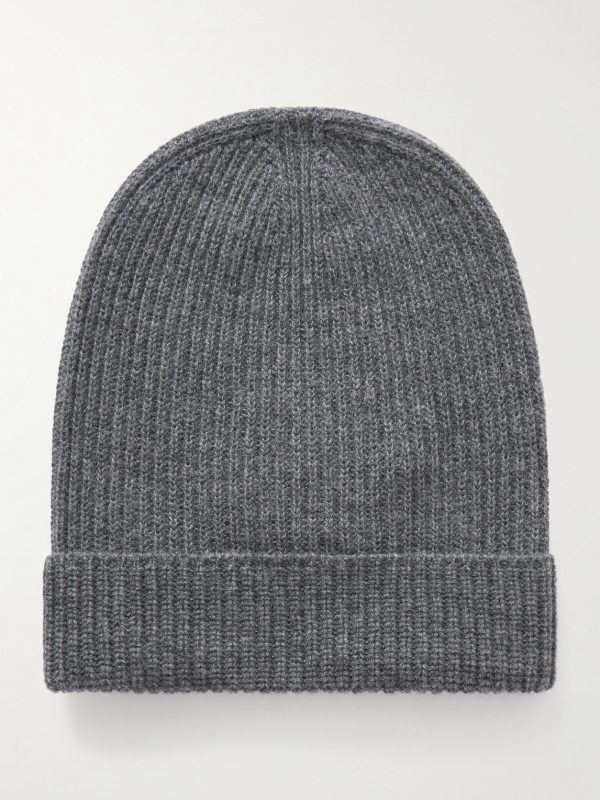 Statesman Ribbed Cashmere Beanie Statesman Ribbed Cashmere Beanie