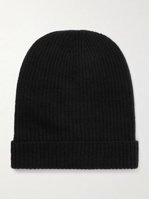 Statesman Ribbed Cashmere Beanie