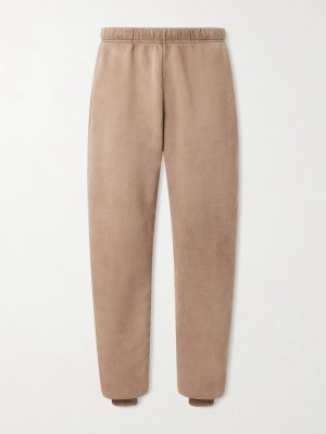 Heavyweight Structured-Fleece Cotton-Jersey Sweatpants