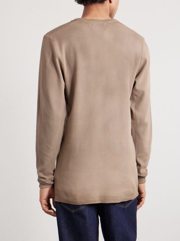 Thermal Slim-Fit Cotton-Blend Piqué T-Shirt - BK Thermal Slim-Fit Cotton-Blend Piqué T-Shirt - BK