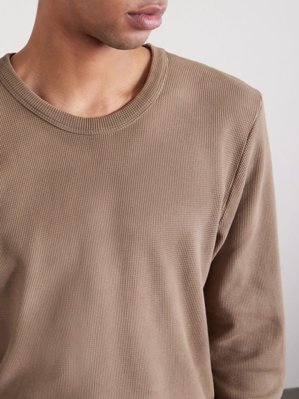 Thermal Slim-Fit Cotton-Blend Piqué T-Shirt - CU Thermal Slim-Fit Cotton-Blend Piqué T-Shirt - CU