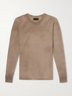 Thermal Slim-Fit Cotton-Blend Piqué T-Shirt