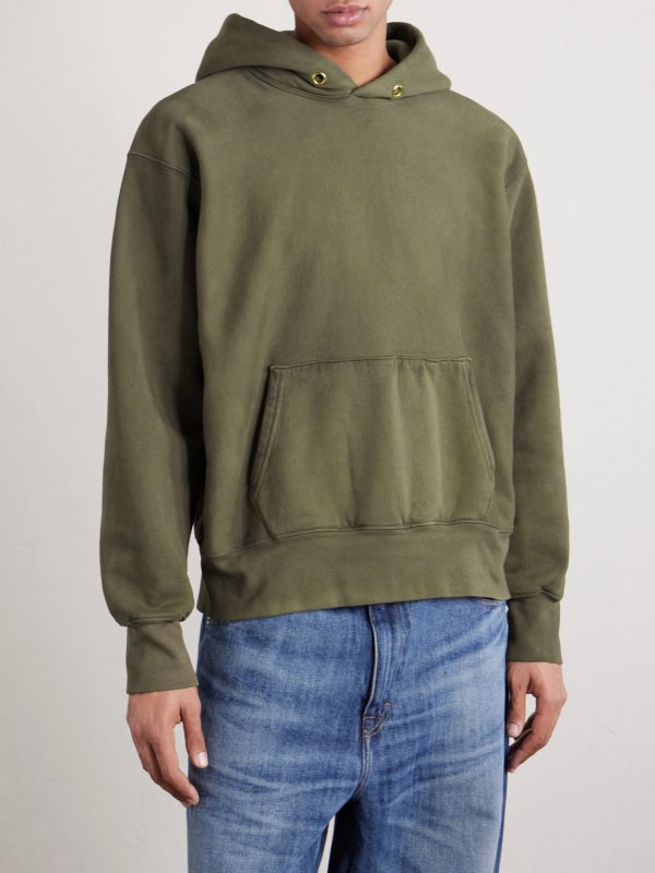 Heavyweight Structured-Fleece Cotton-Jersey Hoodie - FR Heavyweight Structured-Fleece Cotton-Jersey Hoodie - FR