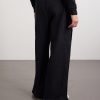 Heavyweight Wide-Leg Structured-Fleece Cotton-Jersey Sweatpants - BK