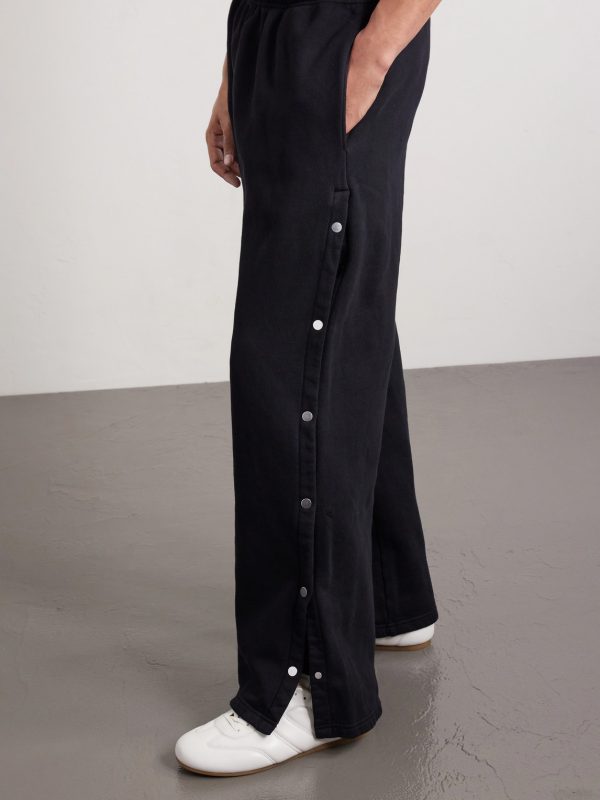 Heavyweight Wide-Leg Structured-Fleece Cotton-Jersey Sweatpants - CU