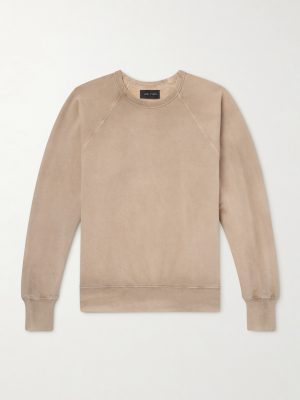 Heavyweight Structured-Fleece Cotton-Jersey Raglan Sweatshirt
