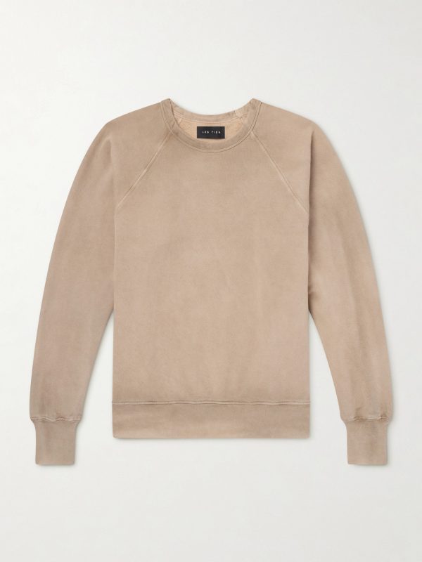 Heavyweight Structured-Fleece Cotton-Jersey Raglan Sweatshirt Heavyweight Structured-Fleece Cotton-Jersey Raglan Sweatshirt