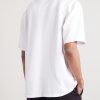Camp-Collar Garment-Dyed Structured-Piqué Jersey Shirt - BK