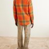 + Harley-Davidson Olive Logo-Embroidered Checked Cashmere-Flannel Shirt - BK + Harley-Davidson Olive Logo-Embroidered Checked Cashmere-Flannel Shirt - BK