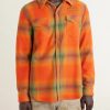 + Harley-Davidson Olive Logo-Embroidered Checked Cashmere-Flannel Shirt - FR + Harley-Davidson Olive Logo-Embroidered Checked Cashmere-Flannel Shirt - FR