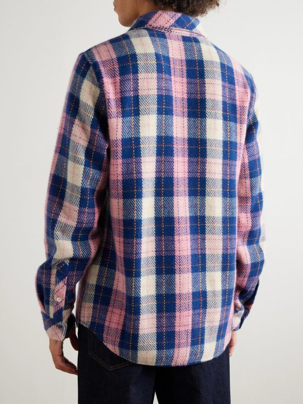 Checked Cashmere Shirt - BK
