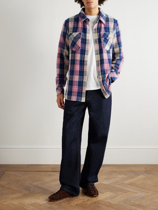 Checked Cashmere Shirt - OU