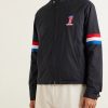 + Harley-Davidson Striped Appliquéd Recycled Shell Jacket - FR + Harley-Davidson Striped Appliquéd Recycled Shell Jacket - FR