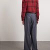 Love Checked Cashmere Shirt - BK Love Checked Cashmere Shirt - BK