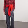 Love Checked Cashmere Shirt - OU Love Checked Cashmere Shirt - OU