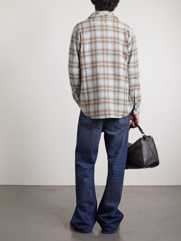 Joy Checked Cashmere Shirt - BK