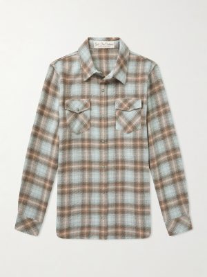Joy Checked Cashmere Shirt Joy Checked Cashmere Shirt