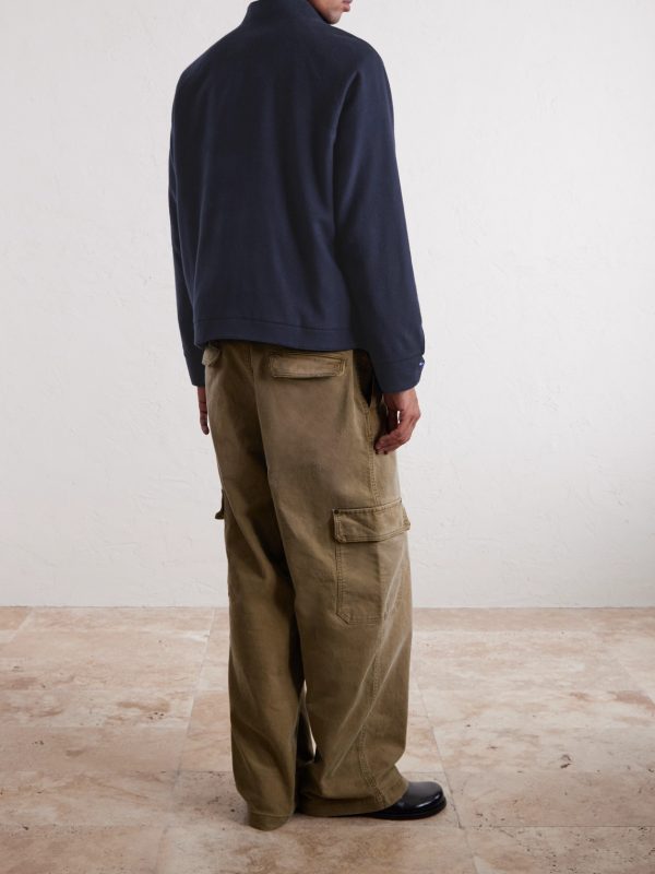Brushed-Cashmere Blouson Jacket - BK Brushed-Cashmere Blouson Jacket - BK