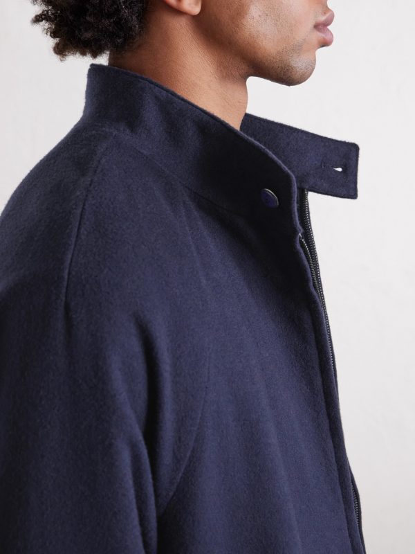 Brushed-Cashmere Blouson Jacket - CU Brushed-Cashmere Blouson Jacket - CU