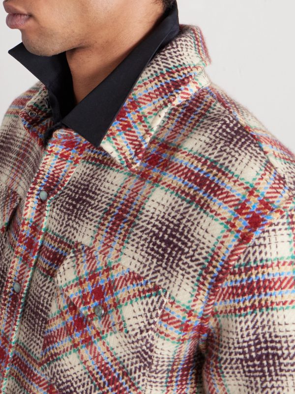 Checked Cashmere Shirt - CU Checked Cashmere Shirt - CU