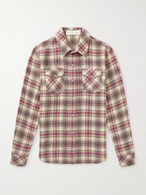 Checked Cashmere Shirt