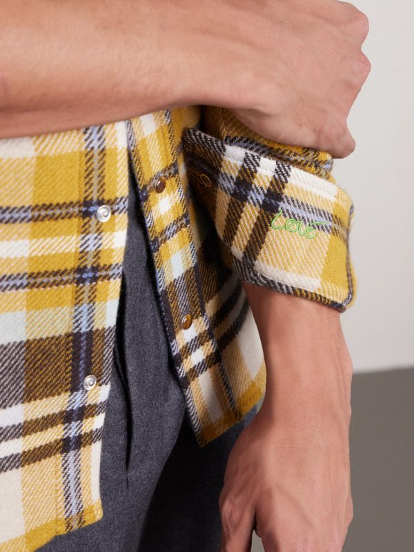 Abudance Checked Cashmere Shirt - CU